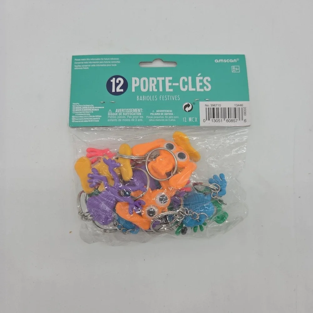 Large Lot Of Mixed Party Goodie Bag Favors For 12 Kids Pencils Keychain Bowling